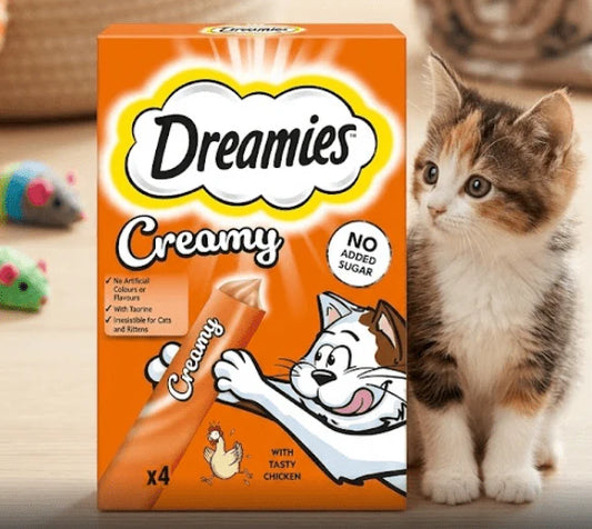 Dreamies Creamy Treats for Cats  Tasty Chicken